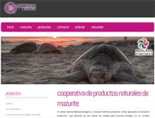 Tablet Screenshot of cosmeticosmazunte.com